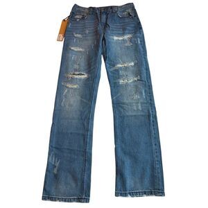 NWT KSUBI Boyfriend Jean So Jelly Denim Jean Relaxed Straight Leg 100% Cotton 26